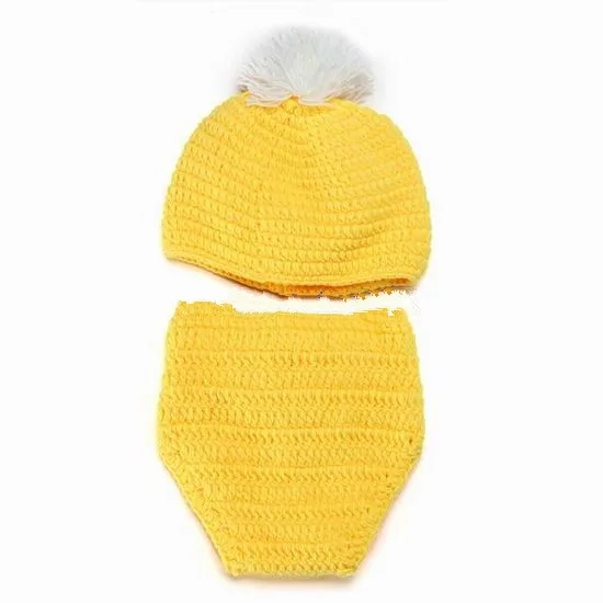 Желтая утка детский наряд для фотосессии шляпа + комплект с шортами костюм