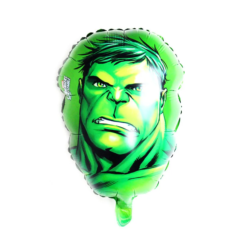 Hulk HD 1 шт./лот 18 дюймов шары из фольги Мстители супер герой гелиевые шары Капитан Америка шарик в виде СУПЕРМЕНА для мальчиков на день рождения - Цвет: Hulk HD