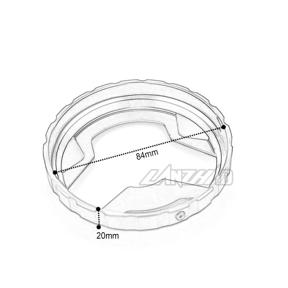 Крышка топливного бака для мотоцикла с ЧПУ алюминиевые аксессуары мотоциклов