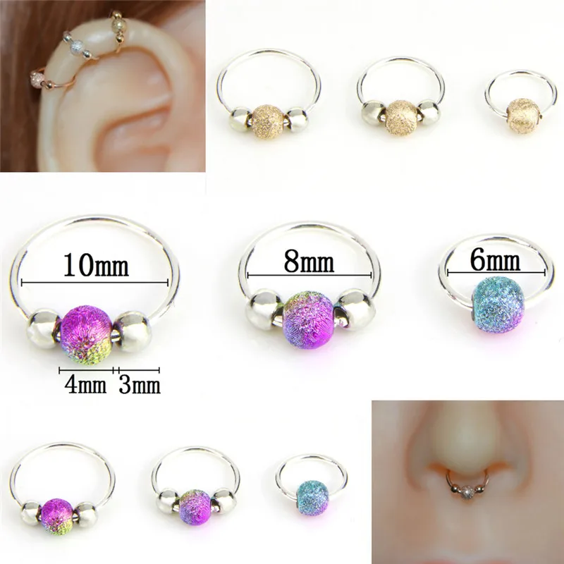 1 шт. высокое качество модные носовые кольца кольцо для носа серьги в нос пирсинг