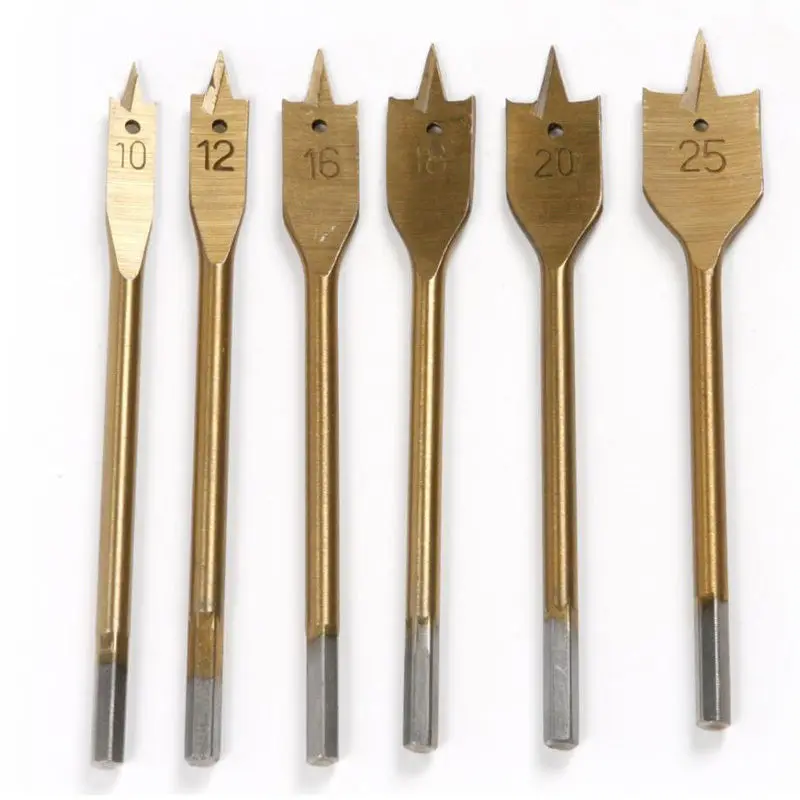 6 шт./компл. ручные инструменты промышленное лопастное весло сверло по дереву |