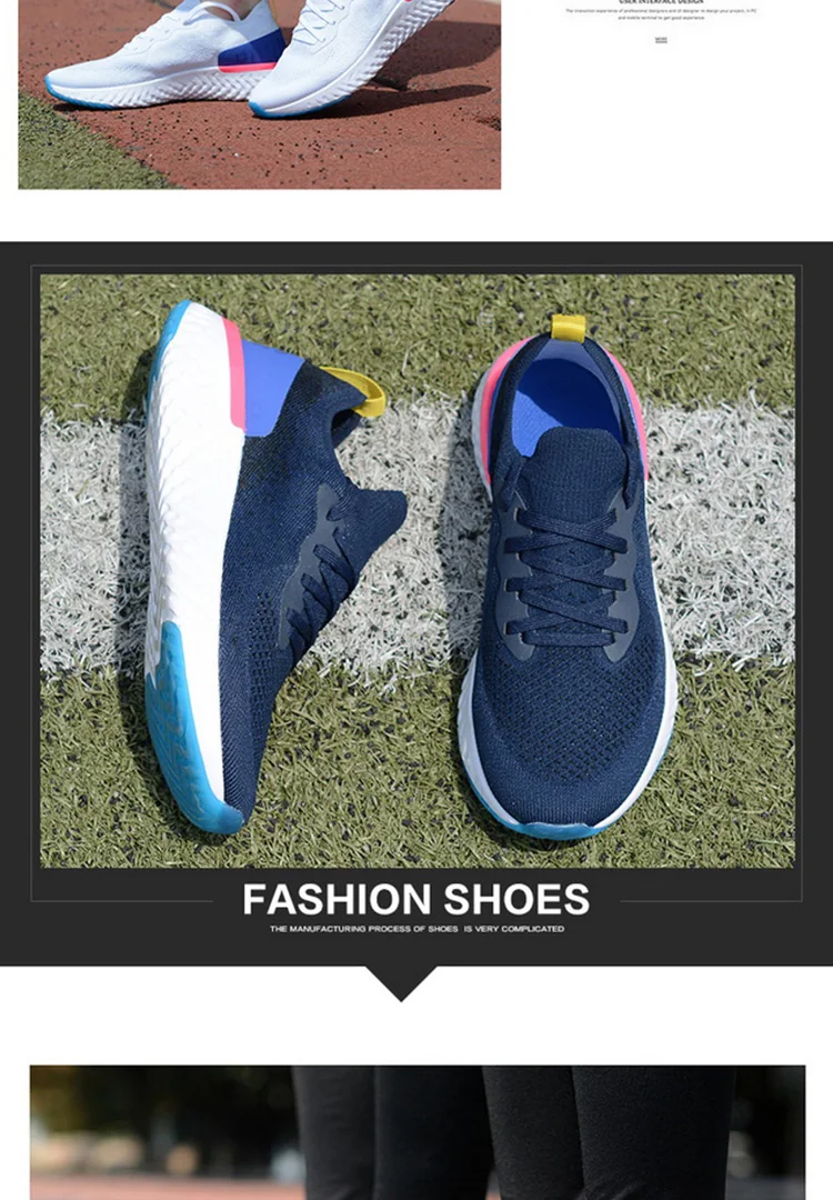 Мужские кроссовки; женская обувь Epic React; спортивная обувь Flyknit; дышащая сетка; пара ботинок; женская обувь для бега