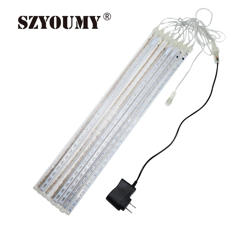 SZYOUMY Метеоритный Дождь трубка 20 см 30 50 гирлянда Рождественская елка Luces Navidad