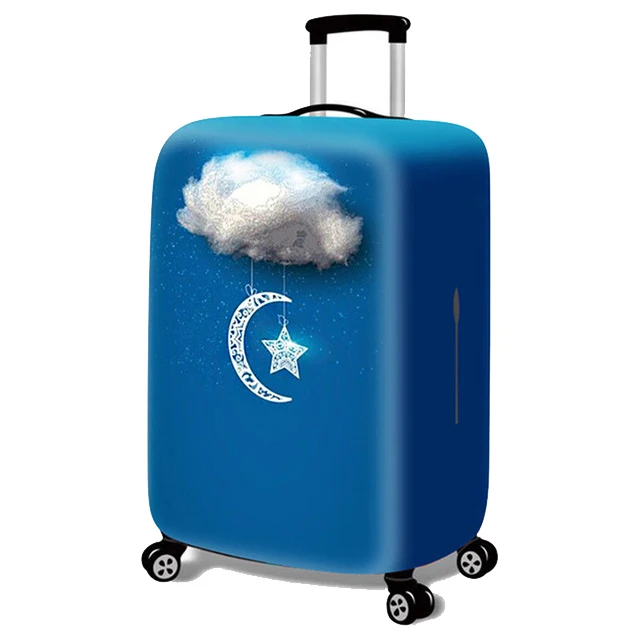 U Luggage Cover SEREQI полосатый дорожный багажный чехол для 18-32 дюймов, чехол для костюма, сумка для путешествий, защитный чехол для багажа, чехол для защиты от пыли, аксессуары для путешествий - Цвет: U Luggage Cover