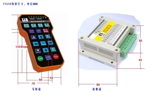 Контроллер плазменной резки F2100B F2300A F2300B пульт дистанционного управления F1510
