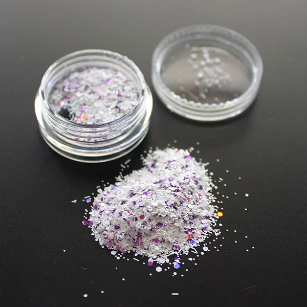 3D Nail Art Glitter 12 Colors Snow Acrylic Powder UV Manicure Tool | Красота и здоровье