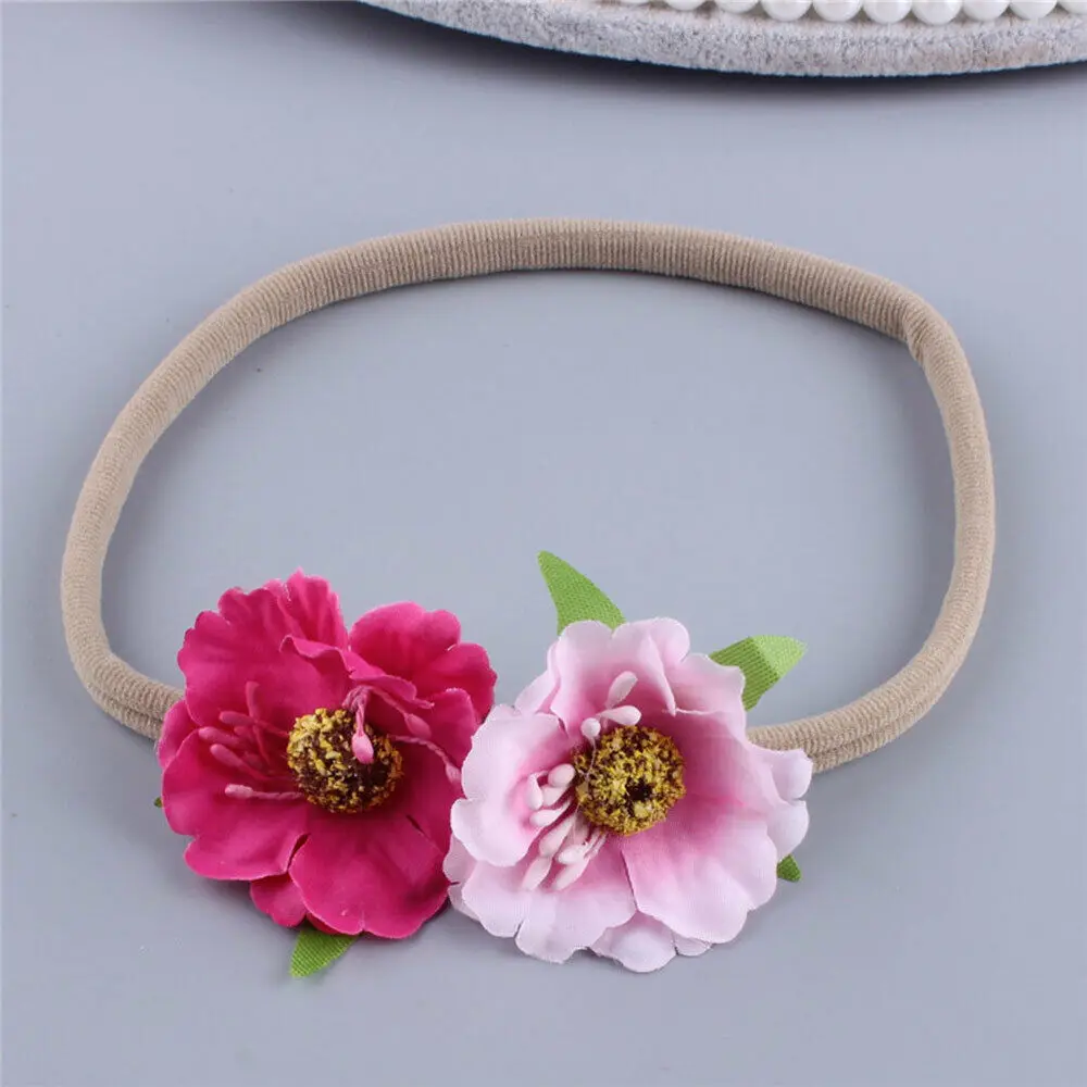 2019 Brand New 3 Pcs/Set Kids Baby Girls Cute Flower Headband Princess Children Hair Band Boho Holiday Head Wear 6 Colors | Детская