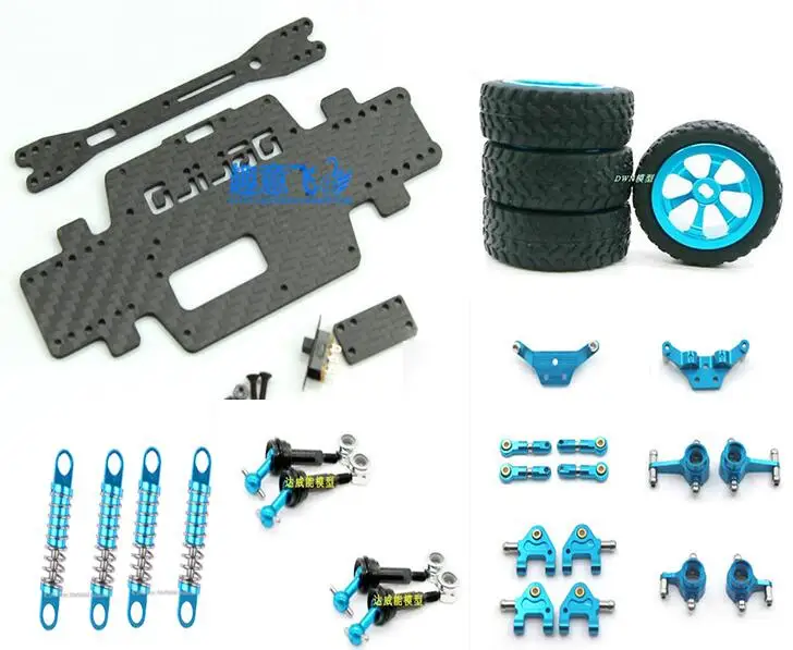 

Новинка! Автомобиль Wltoys P929 P939 K979 K989 K999 k969 RC модернизированная металлическая деталь + карбоновая Автомобильная шасси