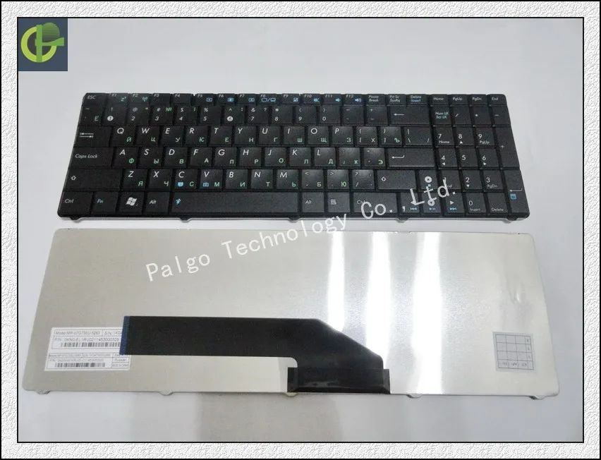 Русская клавиатура для Asus M60 M60W M60J K61 K50AB K50 X5DI K70 X5IC X5DC X66IC K50IN K70IN RU аналог кабеля