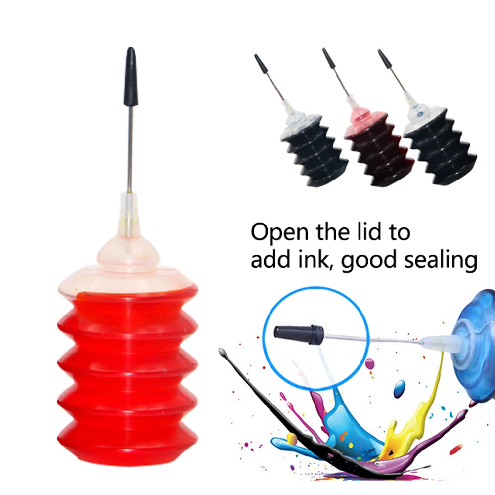 Printer Supplies Highly Compatible Jet Cartridge 30ml Printing Paper Desktop Bottle Universal Accessaries Refill Ink Kit For HP |