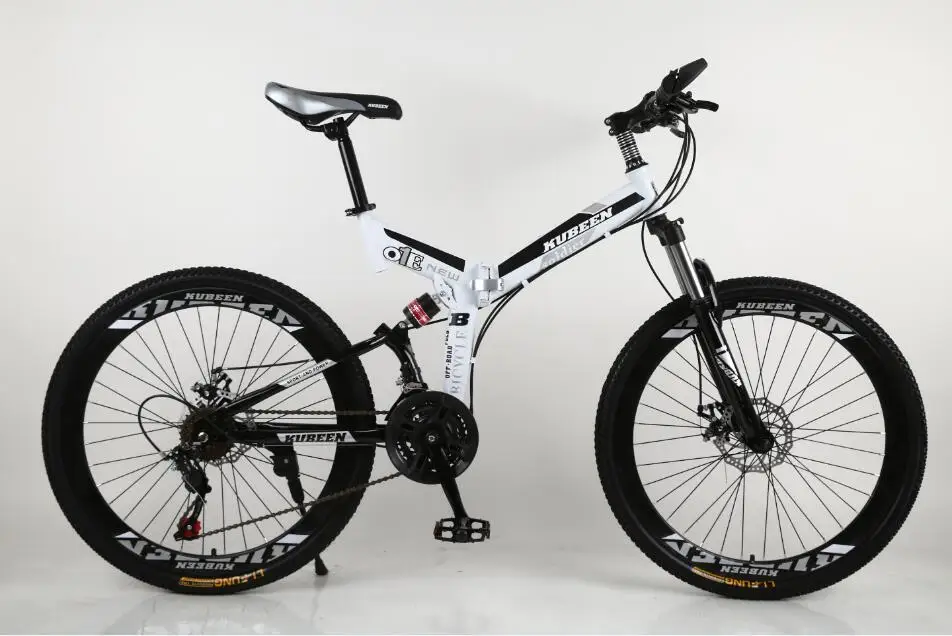 white 400c KUBEEN горный велосипед 26 дюймовый стальной 21 скорость велосипеды двойной дисковые тормоза с переменной скоростью дорожные велосипеды гоночный велосипед BMX велосипед - Цвет: white 400c