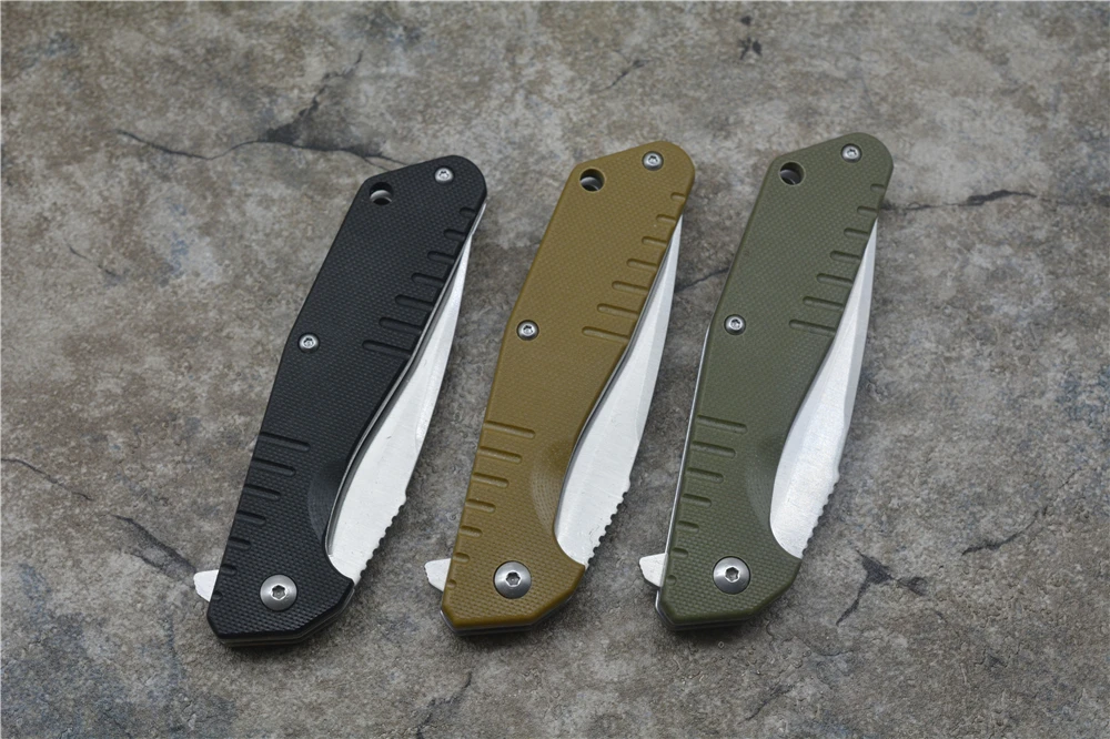 Новый складной нож Tuan Yu Flipper D2 blade G10 Ручка для кемпинга и охоты карманные