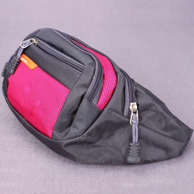 Hot Outdoor Waist Bum Bag fanny pack 4 zips Mens Ladies Unisex Sport Travel Bags | Багаж и сумки