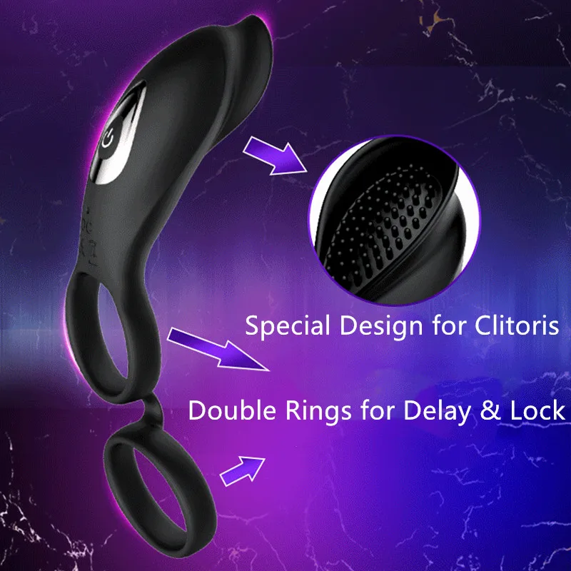 Секс игрушка фаллоимитатор кольцевой вибратор покрытие гранулы Массаж кролик