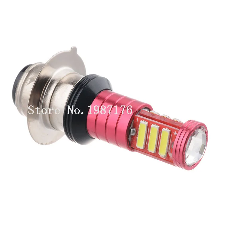 Фара для мотоцикла H6 P15D 2 X холодный белый и красный цвета 550 люмен 7020 11 SMD