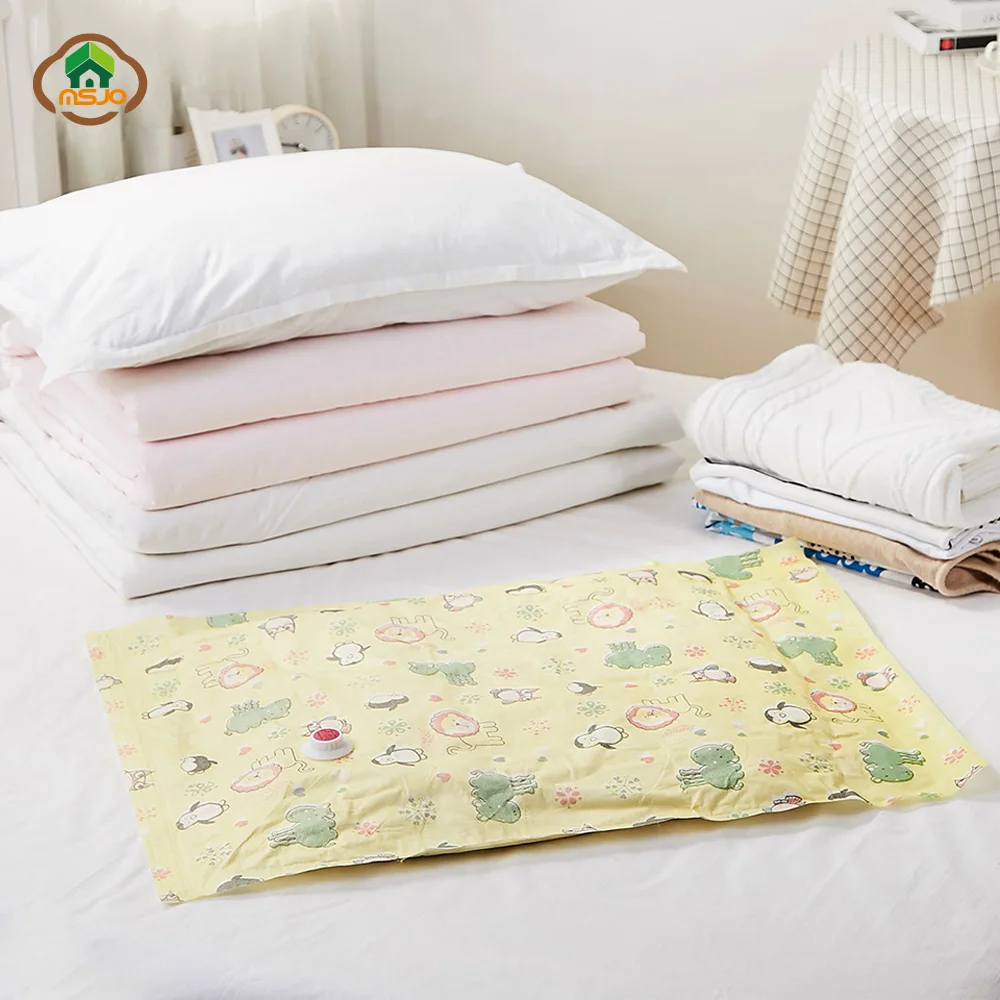 Вакуумные мешки Msjo для одежды складные Сжатые Мешки очень большого размера с