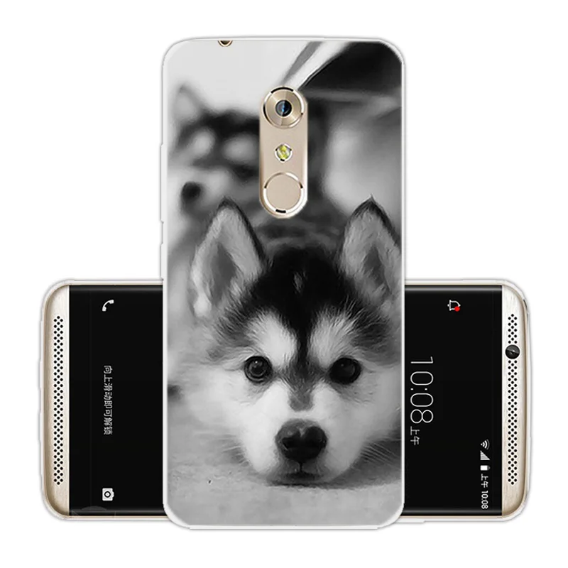 Силиконовый чехол для телефона ZTE Axon 7 5 &quot прозрачный из ТПУ тонкий A2017 |