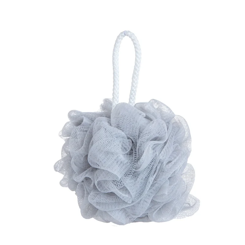 

BF040 Pure color Bath ball bath towel scrubber Body cleaning Mesh Shower wash Sponge product 12cm