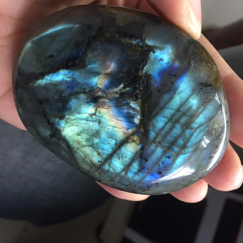 Непревзойденные натуральные камни Лабрадорита 202 г Лабрадор фельдспа Золотой