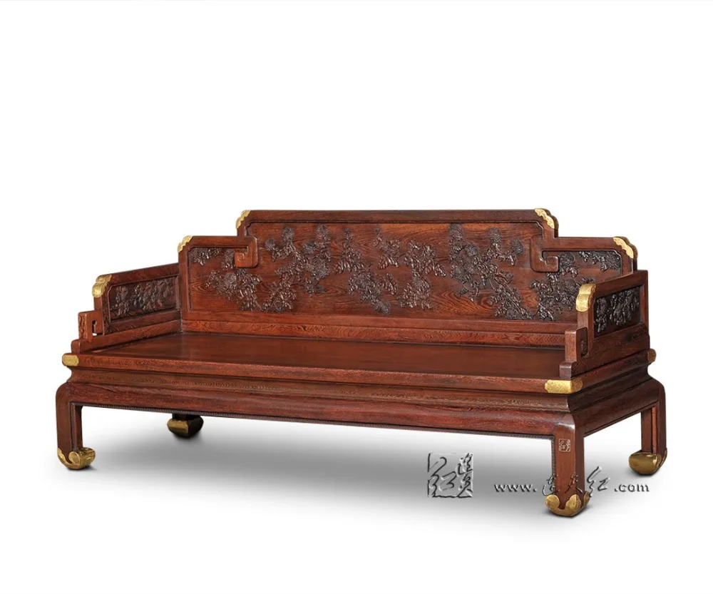 Набор диванов из 8 предметов бирманского палисандра стул на 1 + 2 3 места мебель для