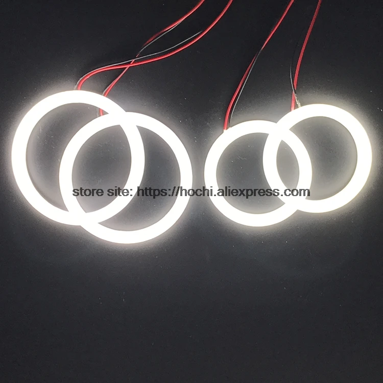 HochiTech egreat молочно белый Хлопковый чехол SMD angel eyes комплект кольцевых гало дневные