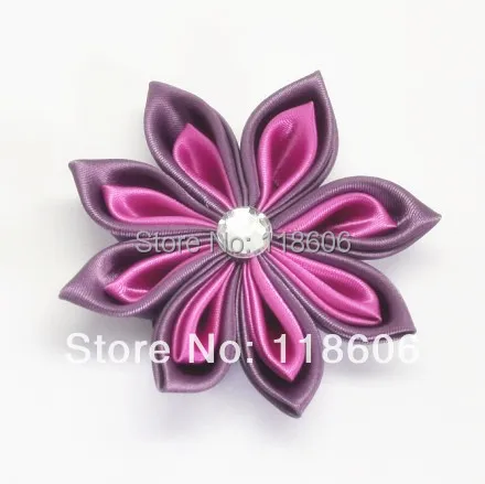 Горячая распродажа 50 шт./лот дешевый цветок kanzashi зажим из Китая без зажима
