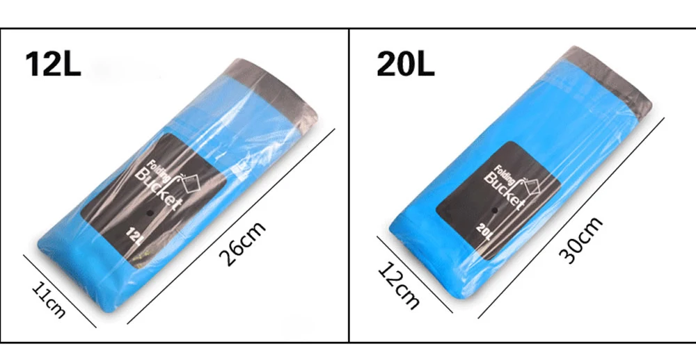 SZX 12L/20L 500D складное ведро для рыбалки, водонепроницаемые ведра, портативная складная сумка для хранения, для улицы, для мытья автомобиля, кемпинга, рыболовное ведро