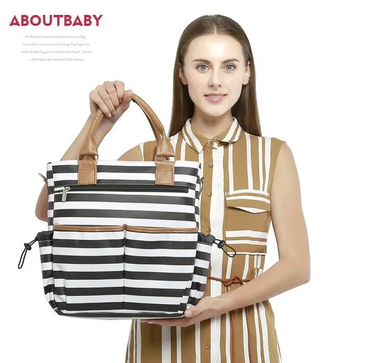 Новая сумка для мамы красивая разноцветная детских подгузников модная
