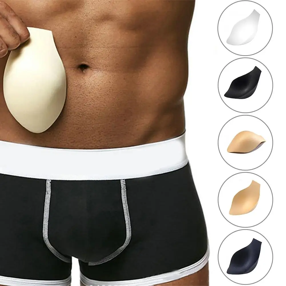 Jockstrap 2 шт Мужские Плавки Нижнее белье защитная накладка купальник увеличение