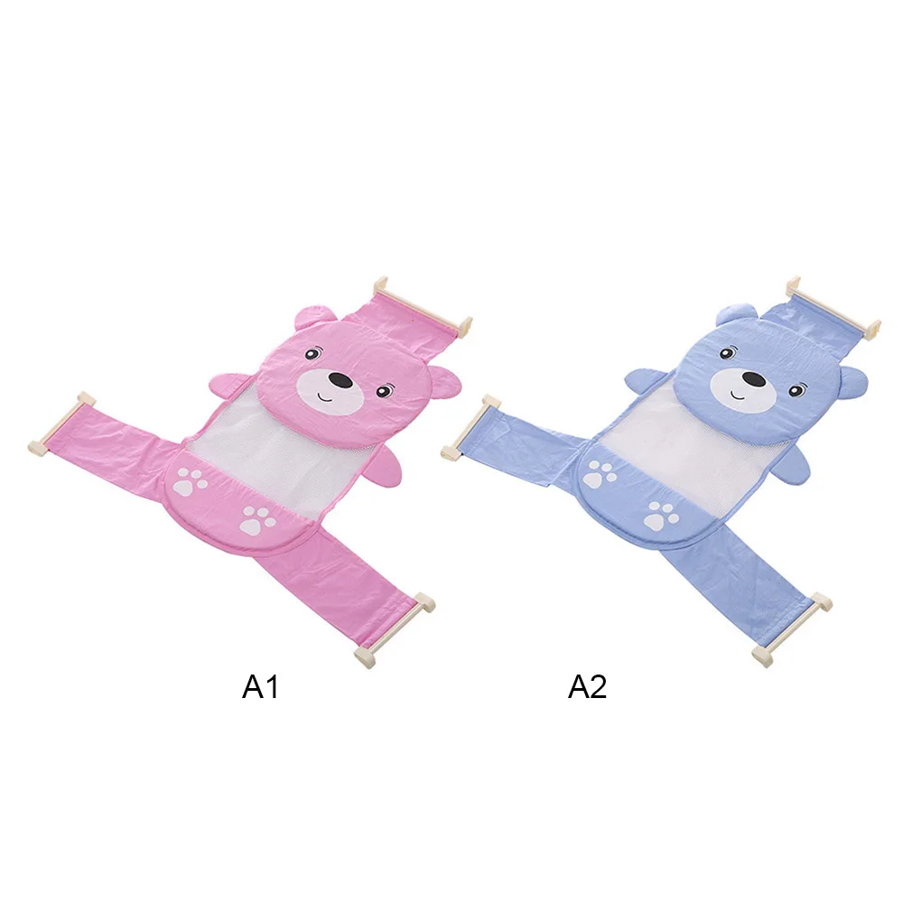 Детская Нескользящая сетчатая слинг для ванны купания новорожденных малышей