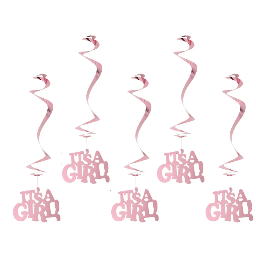 Это девушка Висячие вихревые украшения металлические фольги детские для душа |