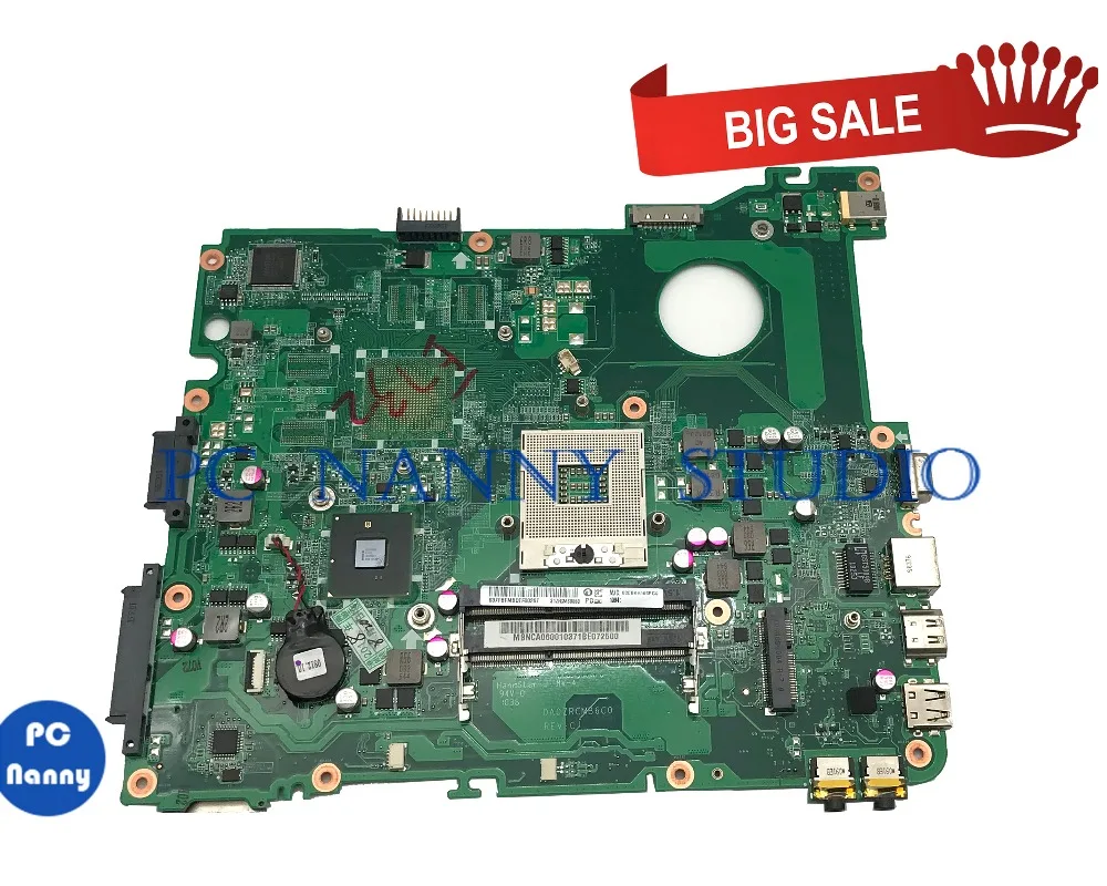 ПК Няня для Acer eMachines E732 E732G E732ZG материнская плата ноутбука MB.NCA06.001 MBNCA06001 DA0ZRCMB6C0 HM55