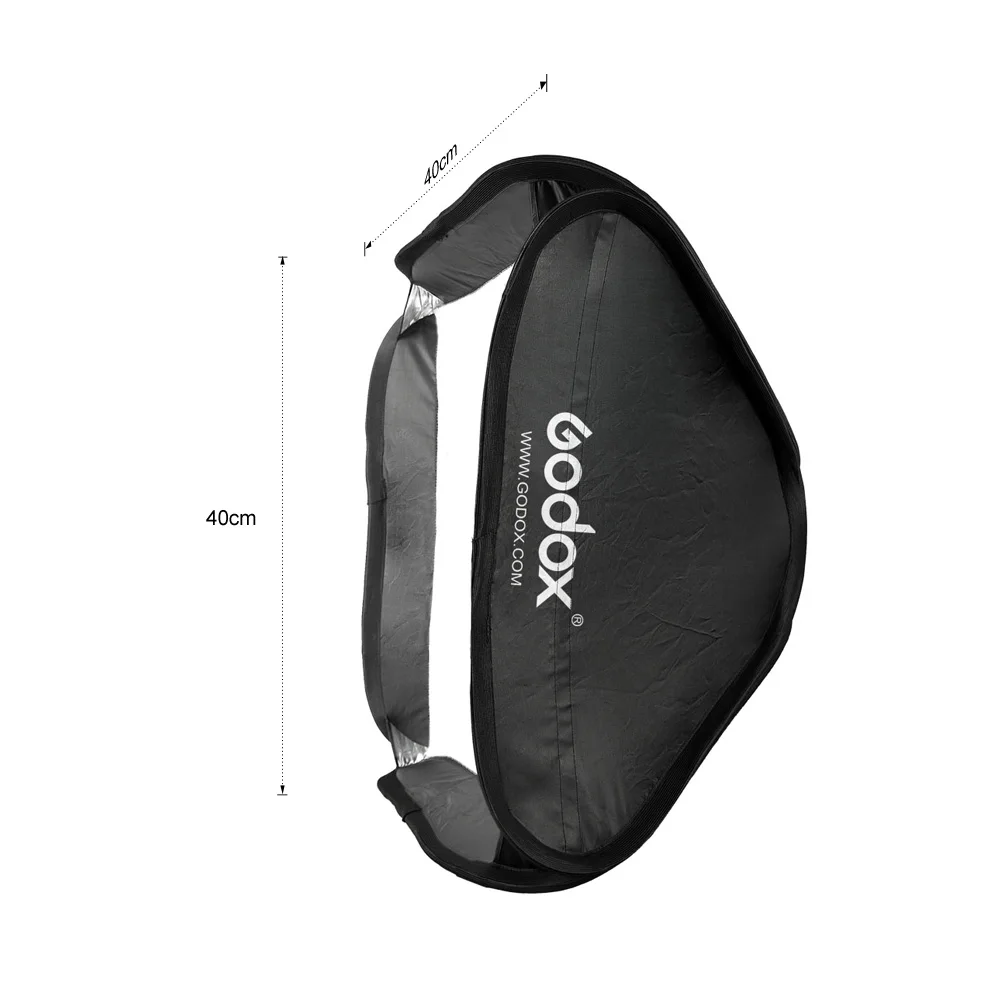 Софтбокс Godox 40*40 см/15 дюймов * 15 диффузор отражатель для вспышки Speedlite светильник
