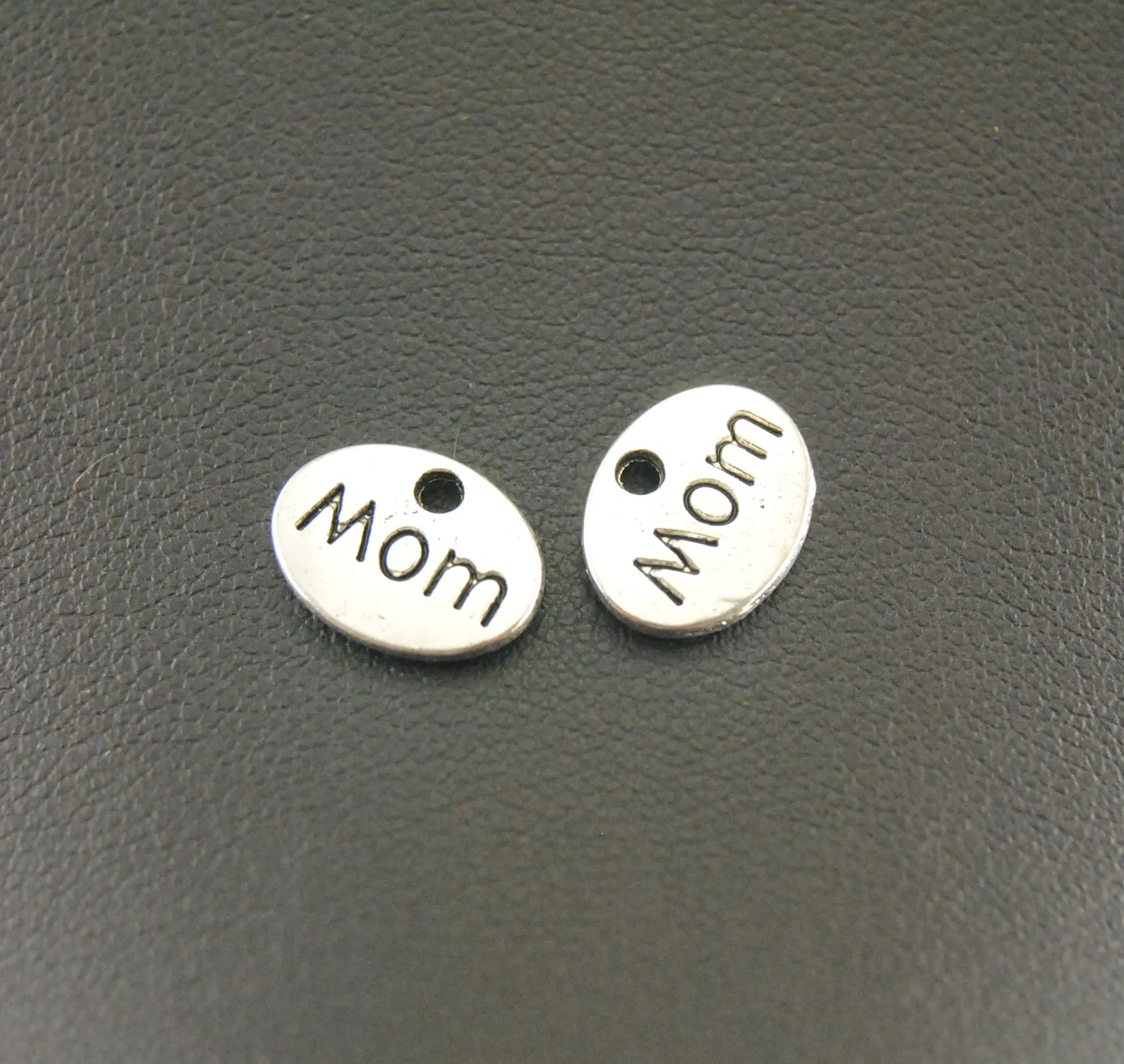 Кулон мама с надписью серебристого цвета 12 Х9 мм 15 шт.|pendants for bracelets|silver letterspendant charms