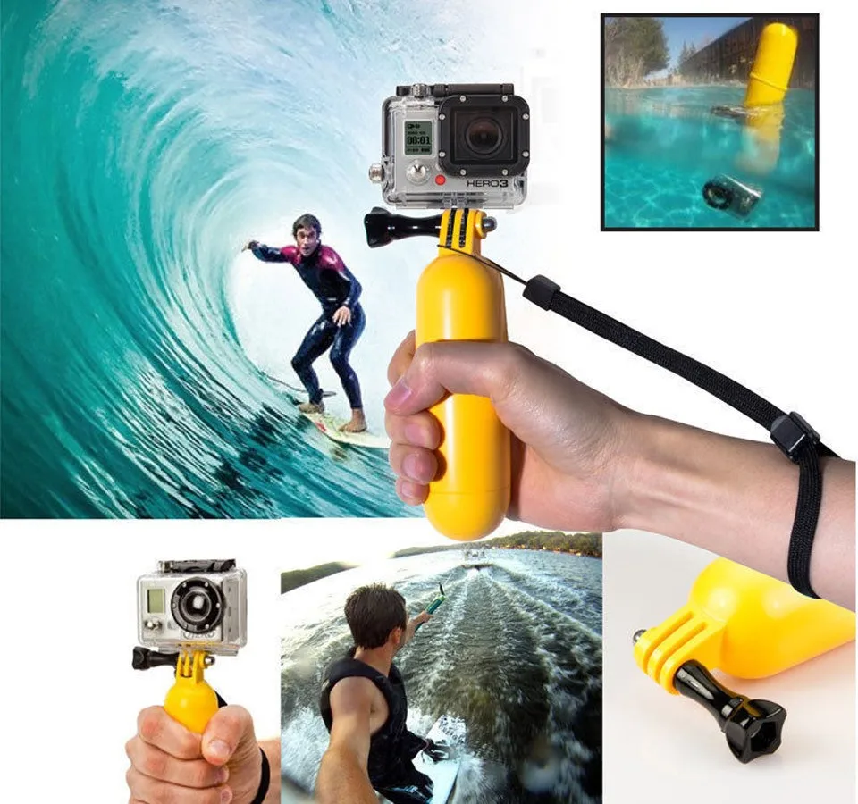 Ручной плавающий монопод ANJIRUI Go Pro для GoPro Hero 2 3 +/3 4 Sj4000 аксессуары спортивной