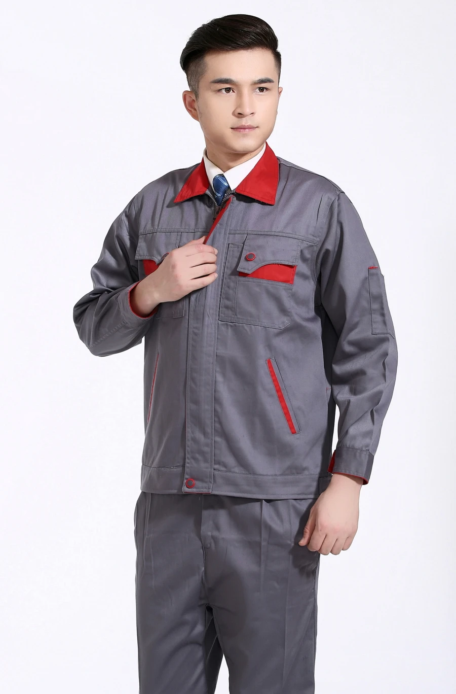 Осенне-зимняя одежда с длинными рукавами мужской костюм механика инженерная