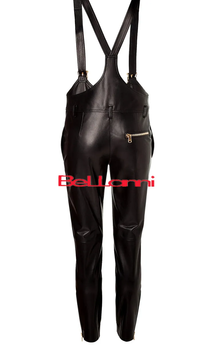 Весна 2020 новый модный бренд высокая талия тонкий слинг искусственная кожа узкие