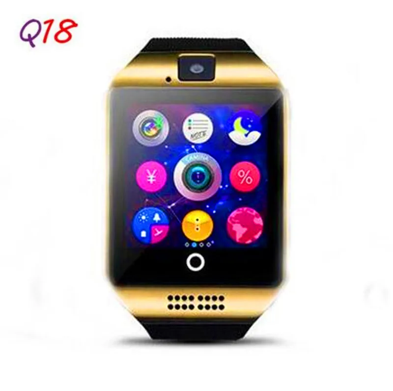 Смарт часы Q18 Smartwatch NFC Bluetooth телефон Водонепроницаемый шагомер Фитнес трекер