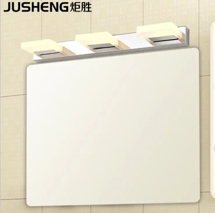 Акриловые светодиодные зеркальные фары с 3 головками лампа из нержавеющей стали