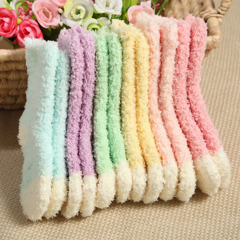 High Quality Candy Color Socks For Girls Boys Socks 0-3 Year Baby Socks 5 Pairs / Lot