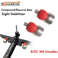 1pair compoundrecurve bow sight stabilizer 832 m4 sight shock absorber damper shooting archery training hunting accessories