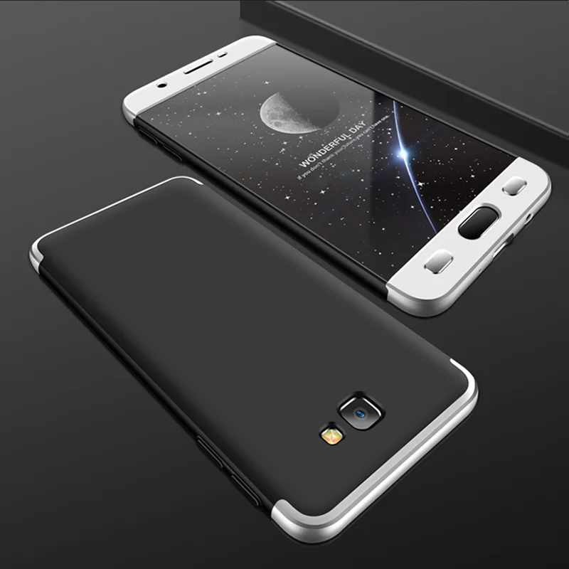 360 Full Protection Case For Samsung Galaxy J7 Prime Cover 3 In 1 Hybrid Shockproof Ultra Thin PC Hard Back Coque |