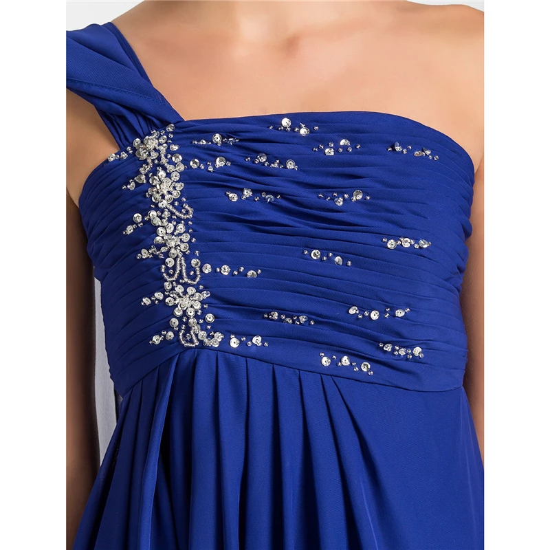 LAN TING невесты Линии плеча до пола Длина Ватто Поезд шифон мать платье с Бисер