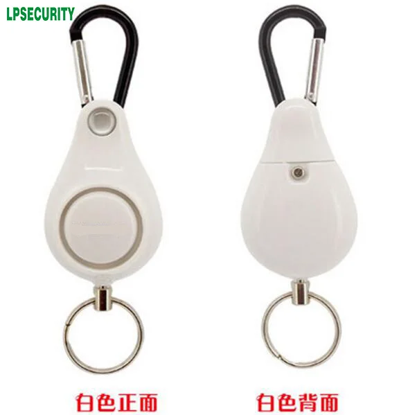 10 шт./лот для самозащиты Женская Мини персональная сигнализация вытяжное кольцо