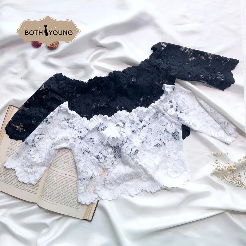 BOTHYOUNG прозрачное Тюлевое нижнее белье весна и осень сексуальные кружевные пижамы