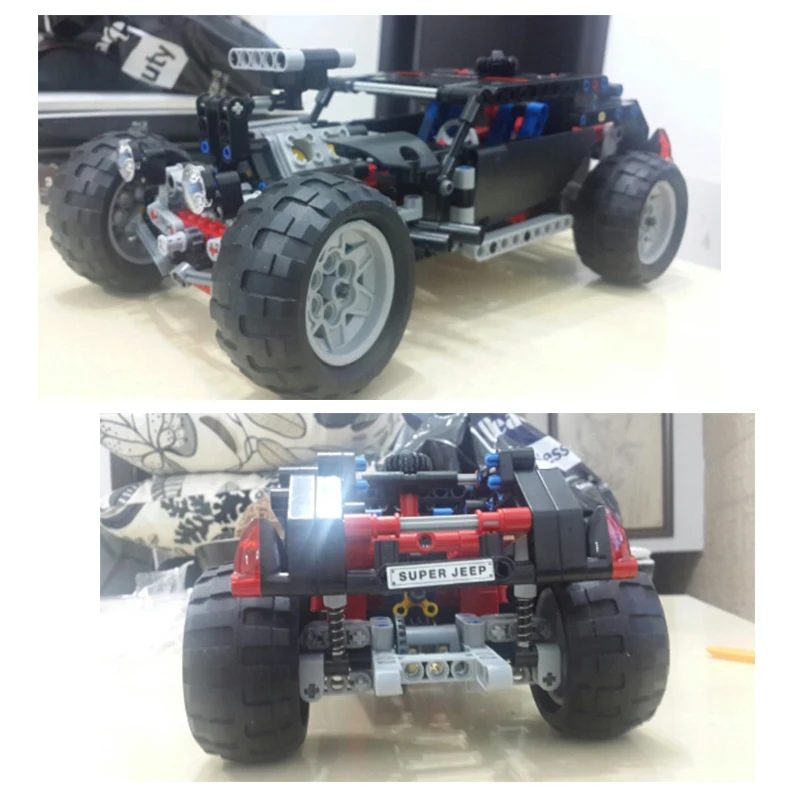 Decool 3340 Модель Строительство комплекты Совместимость с lego city автомобиль hummer супер