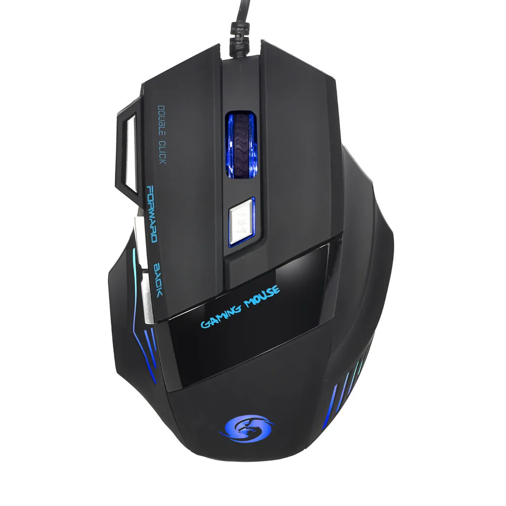 Светодиодная оптическая игровая мышь Горячая Распродажа Professional 7 кнопок 5500 DPI