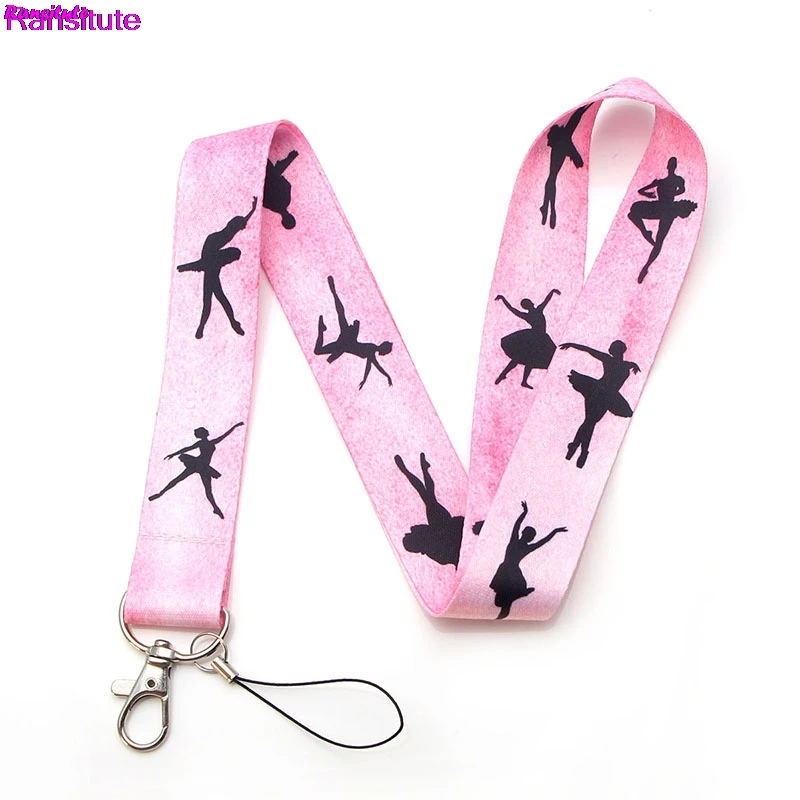 R78 Ransitute танцевальная девушка мобильный телефон ремешок для шеи ключ ID-карта USB