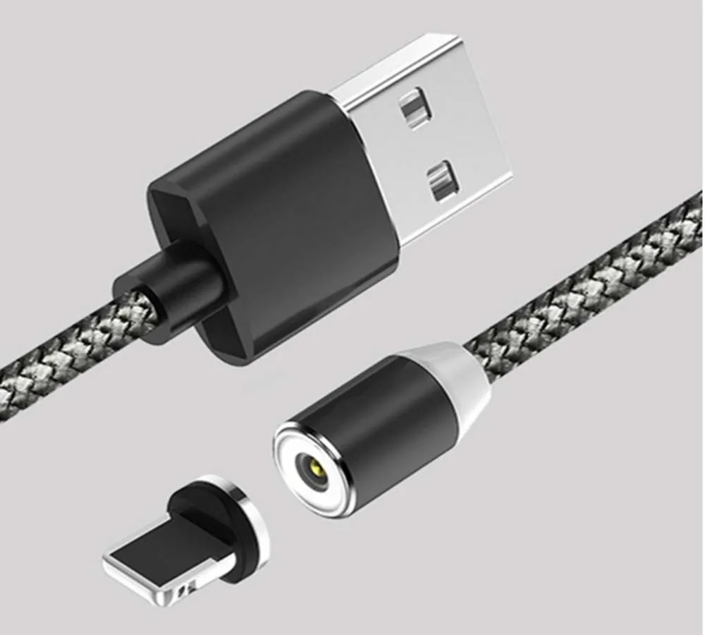 EHuuGie 2 м usb type c Магнитный кабель micro для зарядки hua-wei xiao-mi vivo samsung iphone 7/8/X/XR/XS |