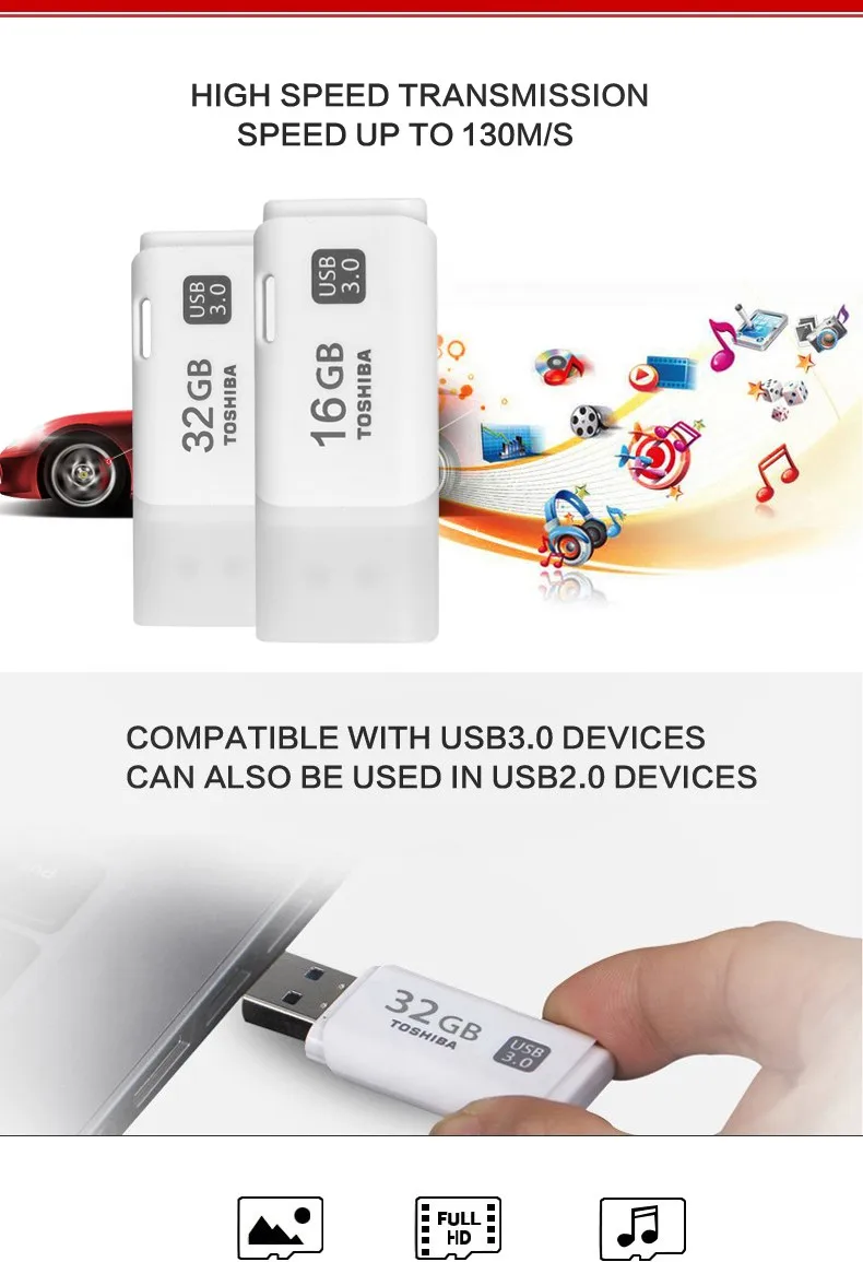 TOSHIBA USB флэш-накопитель 32 ГБ реальная емкость THUHYBS USB 3,0 32 г USB флеш-накопитель качественная карта памяти 32 г флеш-накопитель